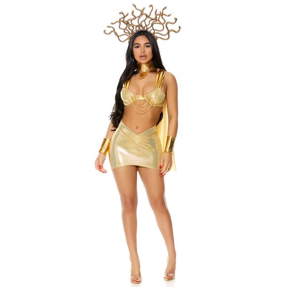 NEW Forplay Medusa Punishment is Beauty Costume Size Medium Large - Picture 2 of 7